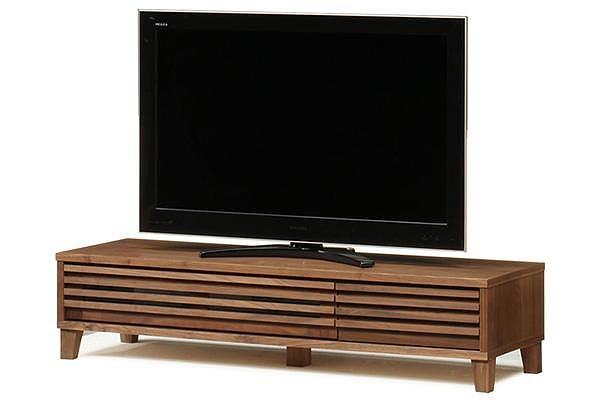 【幅152.6 奥行45 高さ34.5】バジル153テレビボード（ウォールナット）