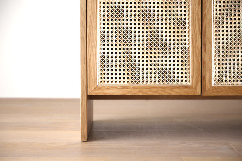 【開梱設置】高野木工 ブレス 80キャビネット オーク【10年保証】