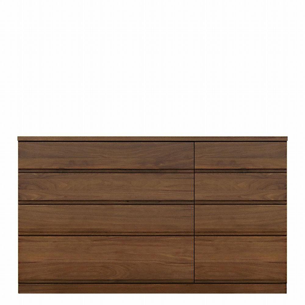 チェスト タンス 幅148 4段 奥行44 ウォールナット 無垢 桐たんす 桐箪笥 箪笥 木製 婚礼 衣類収納 大川家具 丸田木工 ミンクス