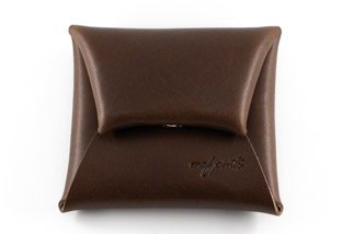 maf pinto コインケース レザー 革 小銭入れ 財布 ダークブラウン