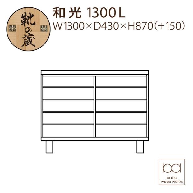 倧å·å®¶å
·ãã·ã¥ãŒãºããã¯ã¹ãåå
1300Lãå¹
130cm éŽç®± åçŽ