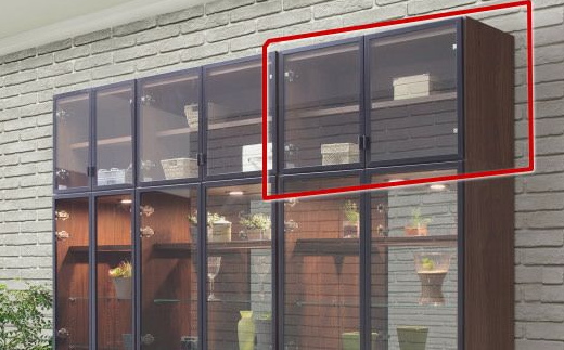 ヴァール 80cm幅 板戸上置き　高さ変更可能