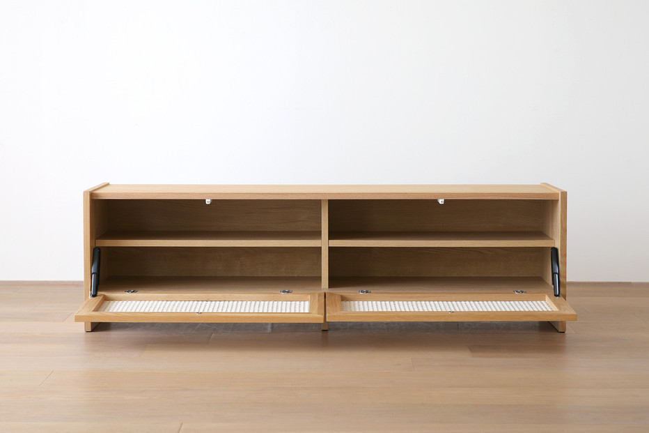 【開梱設置】高野木工 ブレス 150ローボード オーク【10年保証】