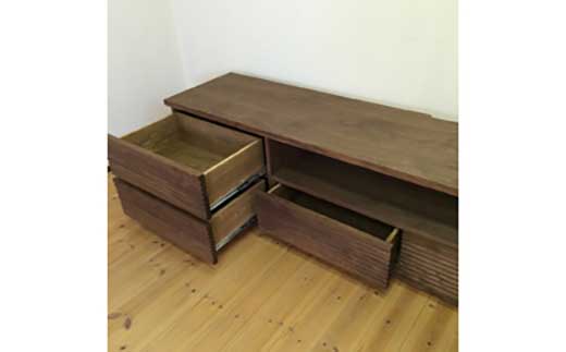 【TV57 テレビボード 240cm】ウォールナット材 オイルフィニッシュ 分割ノックダウン対応・収納力抜群のテレビボード 家具 テレビ台 テレビボード TVボード AVボード 棚 リビングボード サイドボード ローボード MUFactory