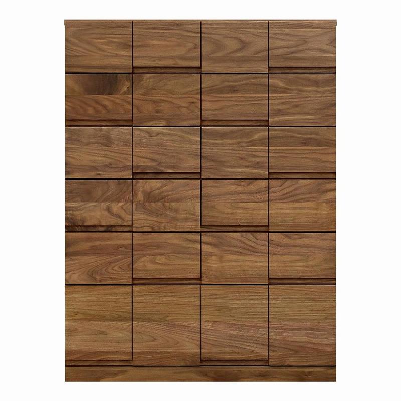 チェスト タンス 幅88 6段 奥行44 ウォールナット 無垢 桐たんす 箪笥 婚礼 衣類収納 大川家具 丸田木工 ココ