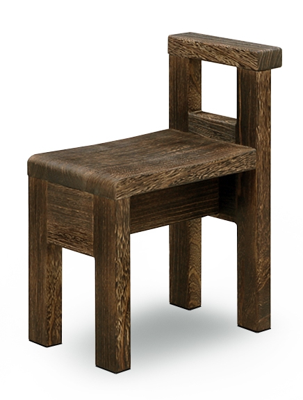 ≪大川の匠≫ 焼桐玄関チェア