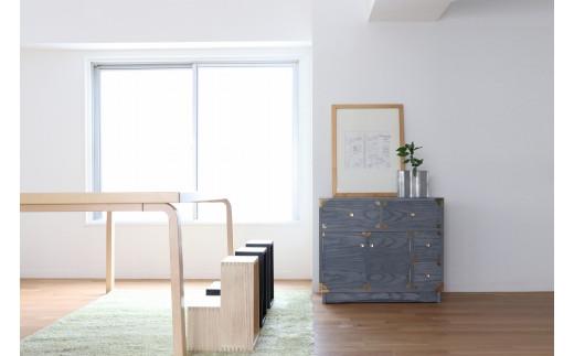 【吉野プレミアム 80キャビネット 神代色】★創業明治40年老舗「境木工」熟練の職人の手により1つ1つ丁寧に作り上げる伝統工芸品「吉野民芸家具」 モダンな雰囲気をプラスした和モダンインテリア