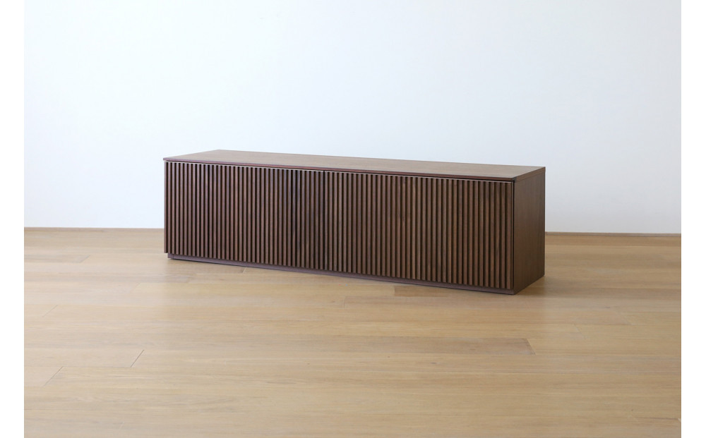 【開梱設置】高野木工 リブシリーズ 150ローボード ウォルナット【10年保証】