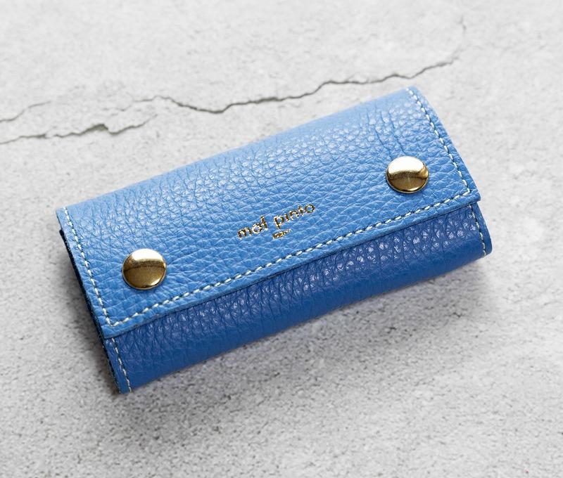 maf pinto (マフ ピント) キーケース フレッシュブルー ADRIA LINE レザー 本革 日本製