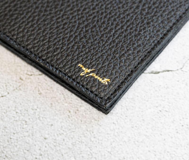 maf pinto (マフ ピント) ノートカバー B5サイズ ブラック ADRIA LINE レザー 本革 日本製