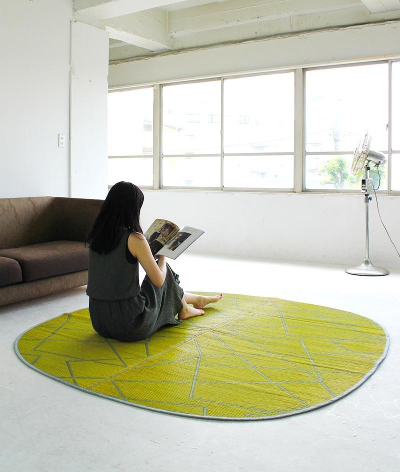 OTO い草ラグ(LL)190×240cm【ZIG-ZAG YE】