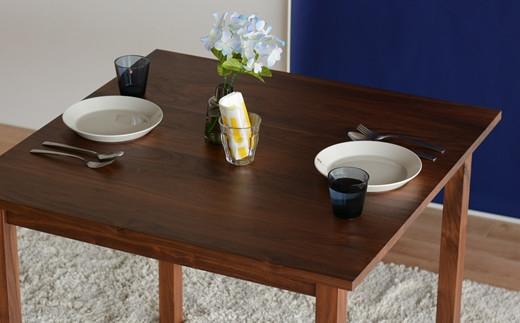 ウォールナット 無垢 ダイニングテーブル DTジャンブル03 幅85 ウレタン塗装