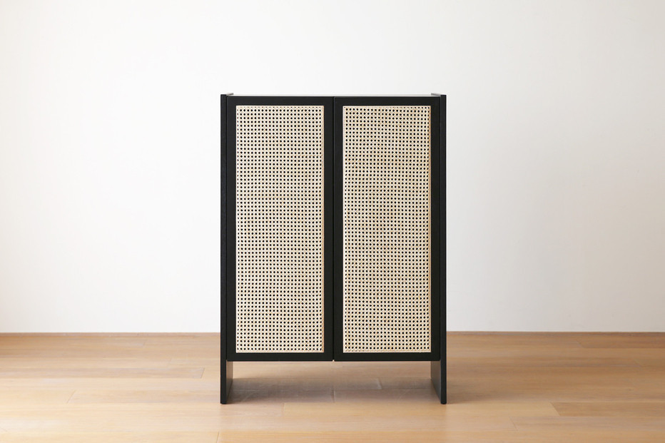 【開梱設置】高野木工 ブレス 80キャビネット ブラック【10年保証】