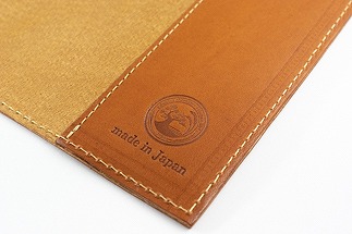 レザーブックカバー四六判サイズ（フリーモデル）【ライトブラウン】