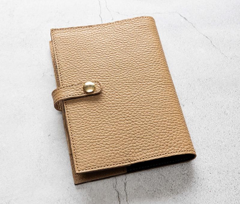 maf pinto (マフ ピント) 手帳カバー＆ブックカバー カプチーノ ADRIA LINE レザー 本革 日本製