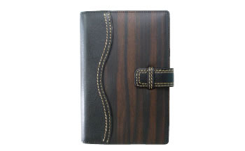 木のアドレスブック 黒檀