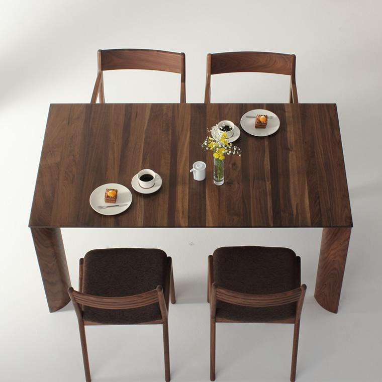 ダイニング5点セット　FUZOROI-wa 150×85×70　ウォールナット　大川市　WAプラス