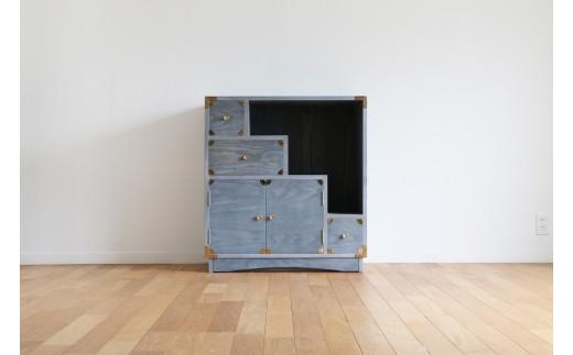 【吉野プレミアム 80階段箪笥 神代色】★創業明治40年老舗「境木工」熟練の職人の手により1つ1つ丁寧に作り上げる伝統工芸品「吉野民芸家具」 モダンな雰囲気をプラスした和モダンインテリア