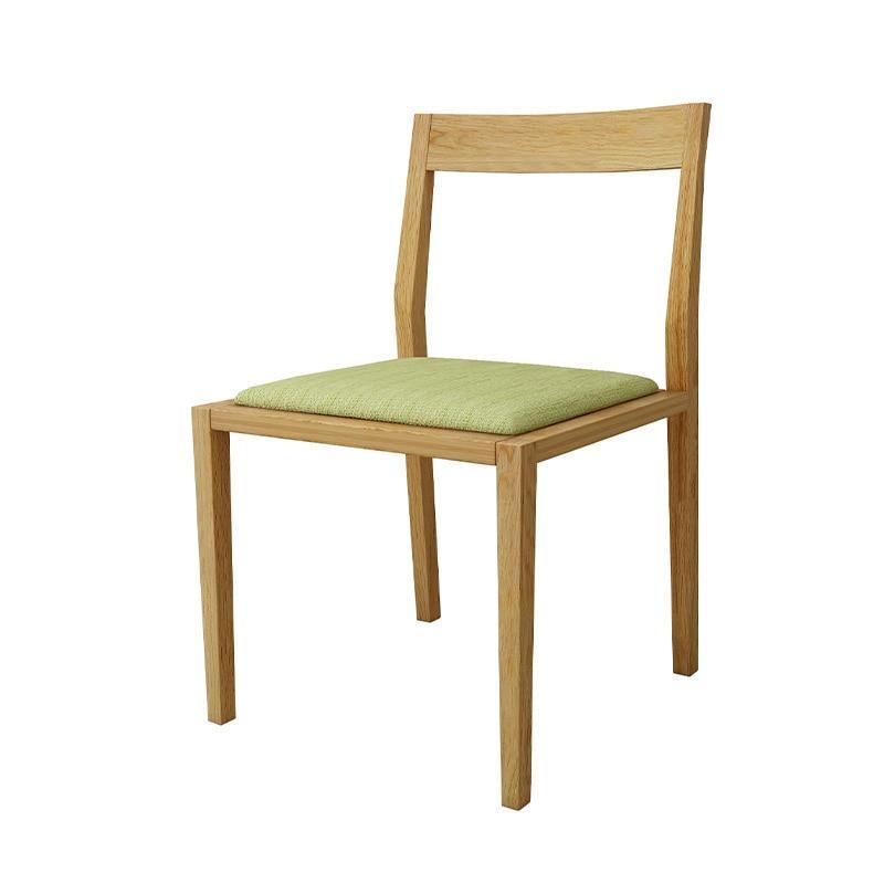 【開梱設置】高野木工 キールチェアWO 肘なし（座面：CHART6イエローグリーン）【10年保証】