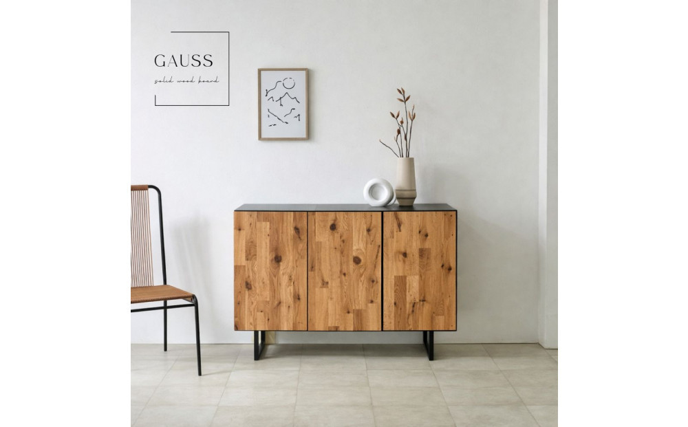 【 GAUSS 】サイドボード【120cm】WO色