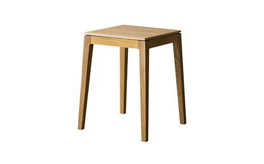 【開梱設置】高野木工 モル 40×40サイドテーブル ホワイトオーク【10年保証】