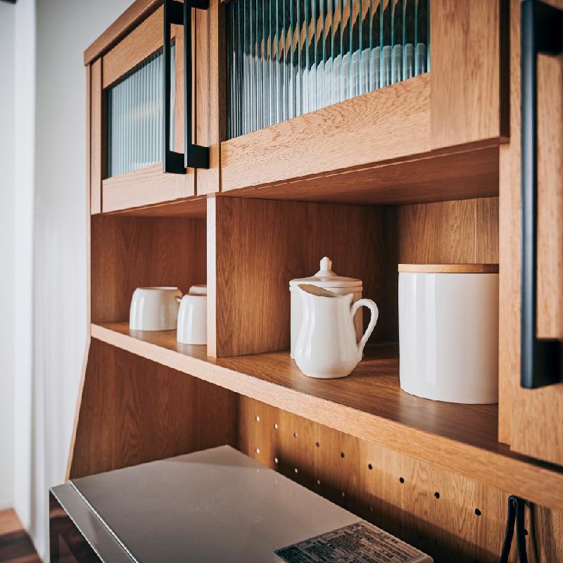 【Jyenero／ジェネロ 幅120cmダイニングボード】★大容量の収納と部屋に合わせやすいデザイン