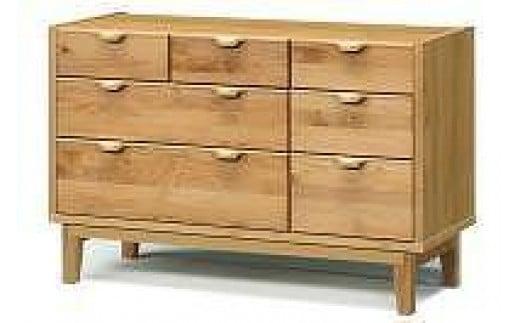 【幅117.7 奥行46 高さ75.8】ナタリー118-3ローチェスト（アルダー）