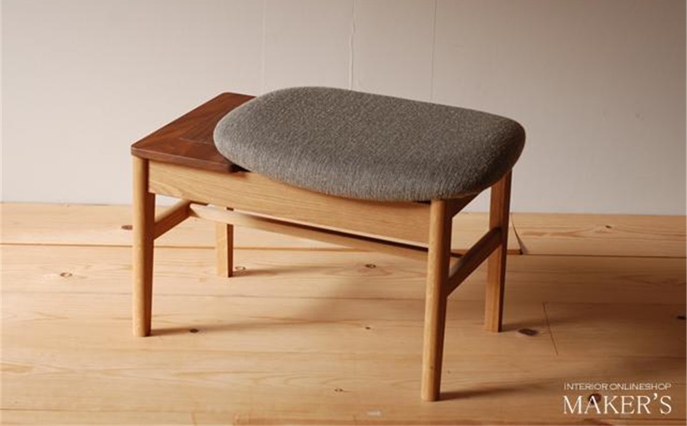 カレン 玄関ベンチ オーク ウォールナット 無垢材【福岡県・辻製作所】