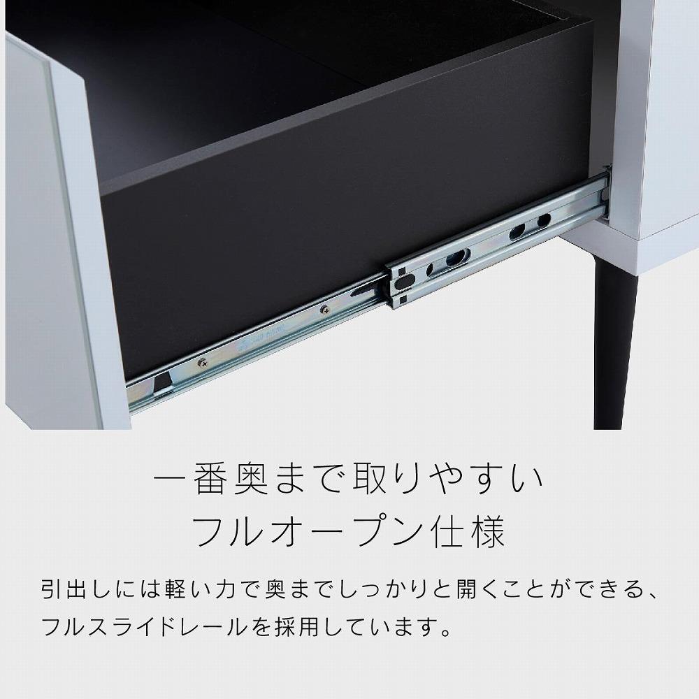 テレビボード 200cm ローボードタイプ リスボン：ブラック【モーブル】【大川家具】