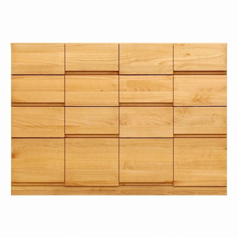 チェスト タンス 幅118 4段 奥行44 アルダー 無垢 桐たんす 箪笥 婚礼 衣類収納 大川家具 丸田木工 ココ