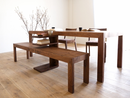CARAMELLA  Bench wood 140 walnut