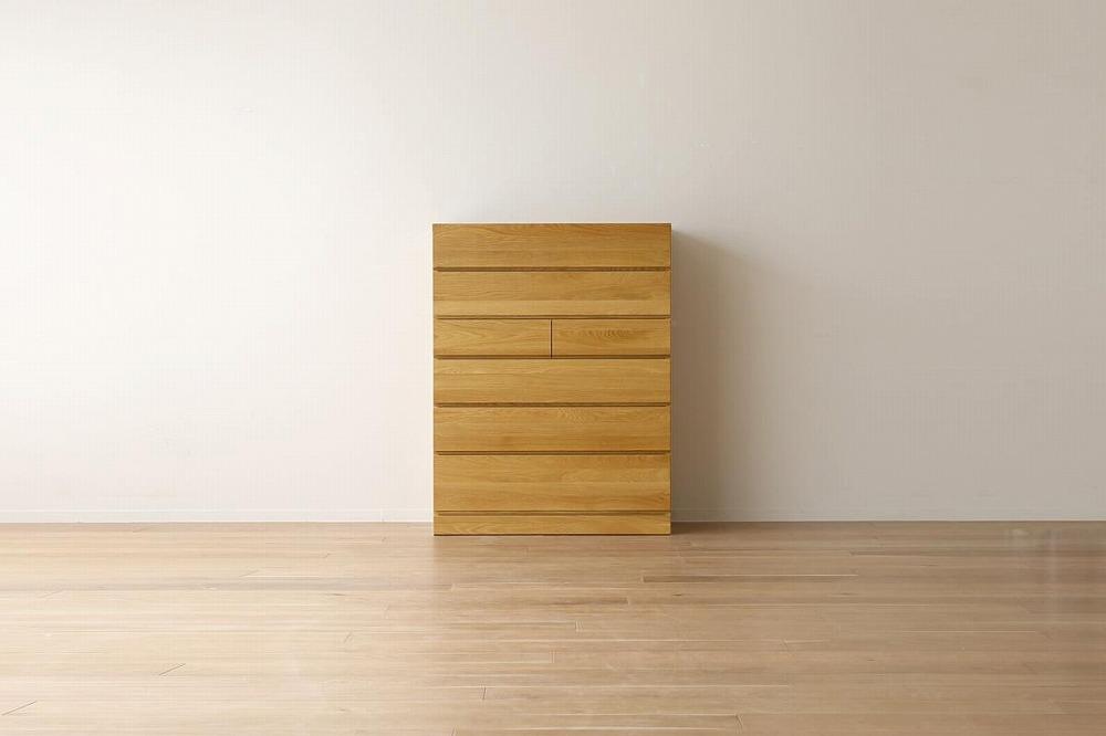 【開梱設置】高野木工 LECCE レッチェ 90ハイチェスト ホワイトオーク【10年保証】