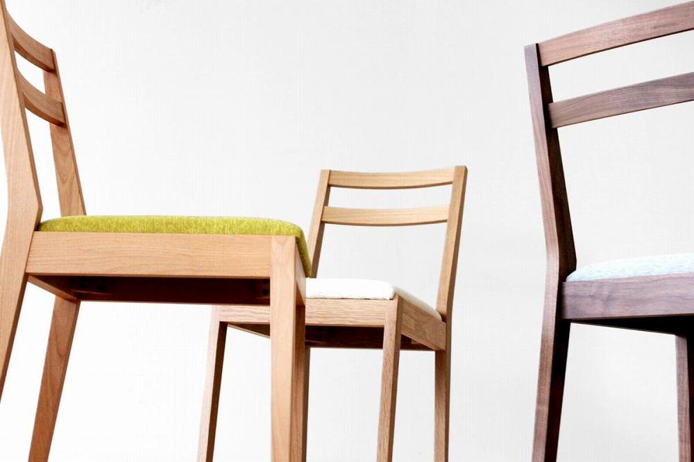 【開梱設置】高野木工 プレーンチェアWO 座面：CHART6ホワイト【10年保証】