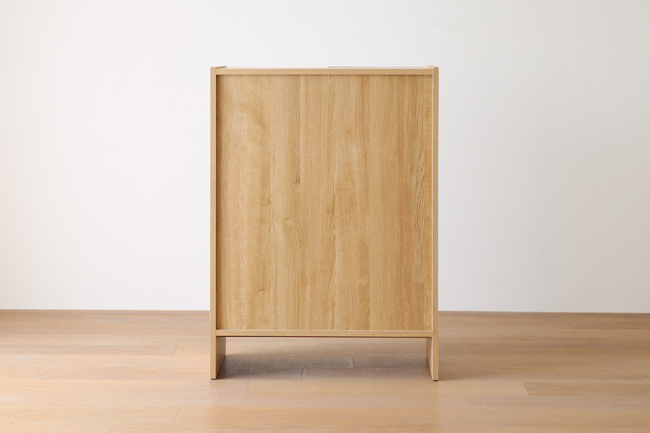 【開梱設置】高野木工 ブレス 80キャビネット オーク【10年保証】