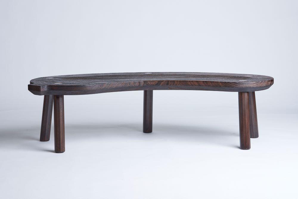 ≪大川の匠≫ 焼桐ナスビベンチ（羊毛桐材）大川家具