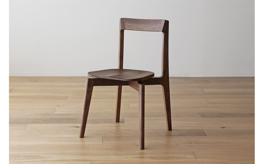 【開梱設置】高野木工 RIALTO CHAIR リアルト チェア ウォルナット 板座 【10年保証】