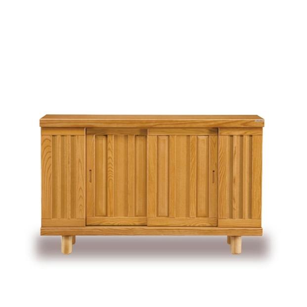 大川家具　シューズボックス　和光1400L　幅140cm  靴箱 収納