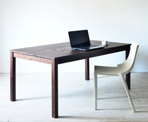 【ワーキングデスク・会議用デスク・ダイニングに！】スマートデスク 150 ウォールナット