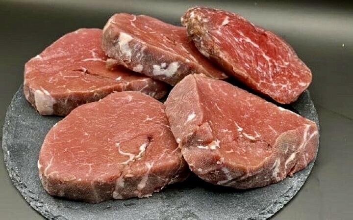 博多和牛 ヒレステーキ5枚 自家製ジャポネソース付【福岡県大川市】