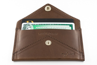 maf pinto 薄型名刺入れ レザーカードケース ダークブラウン