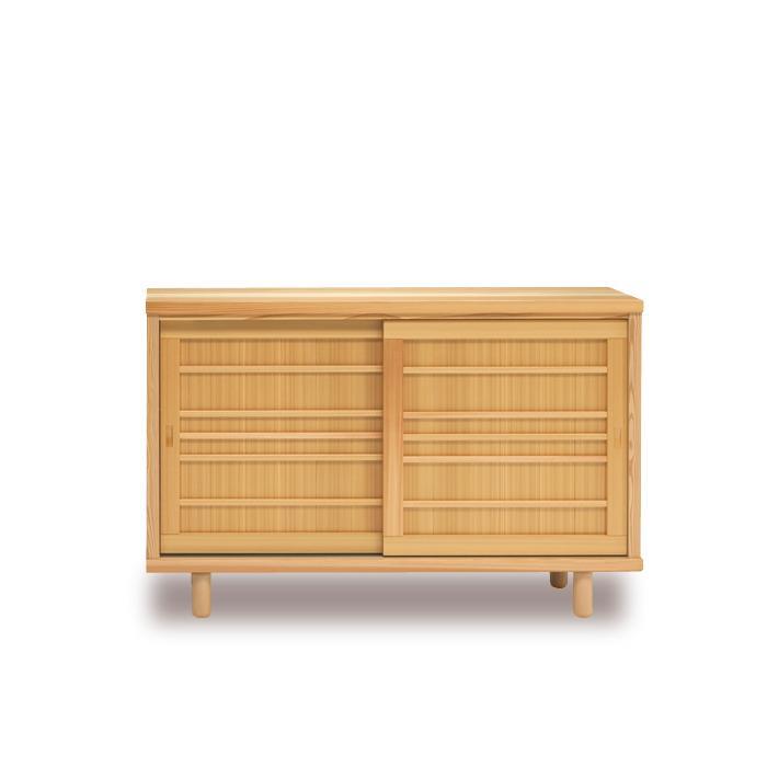 大川家具　国産材（九州）杉材　シューズボックス　杉　幅151～180cm　１cm単位オーダー