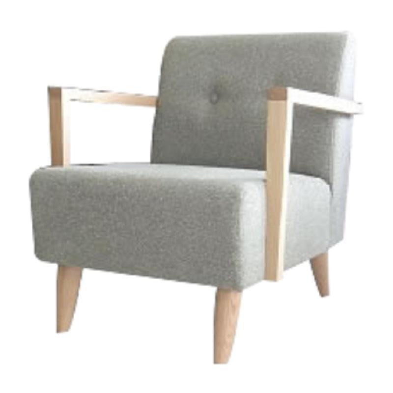 ポッキー１人掛けソファー肘掛け付き【生地CT-08】