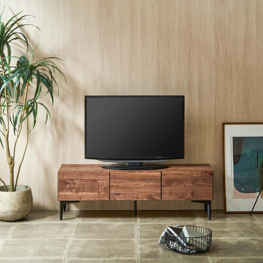 テレビボード 【フィスバ 120 ローボード】 ブラウン