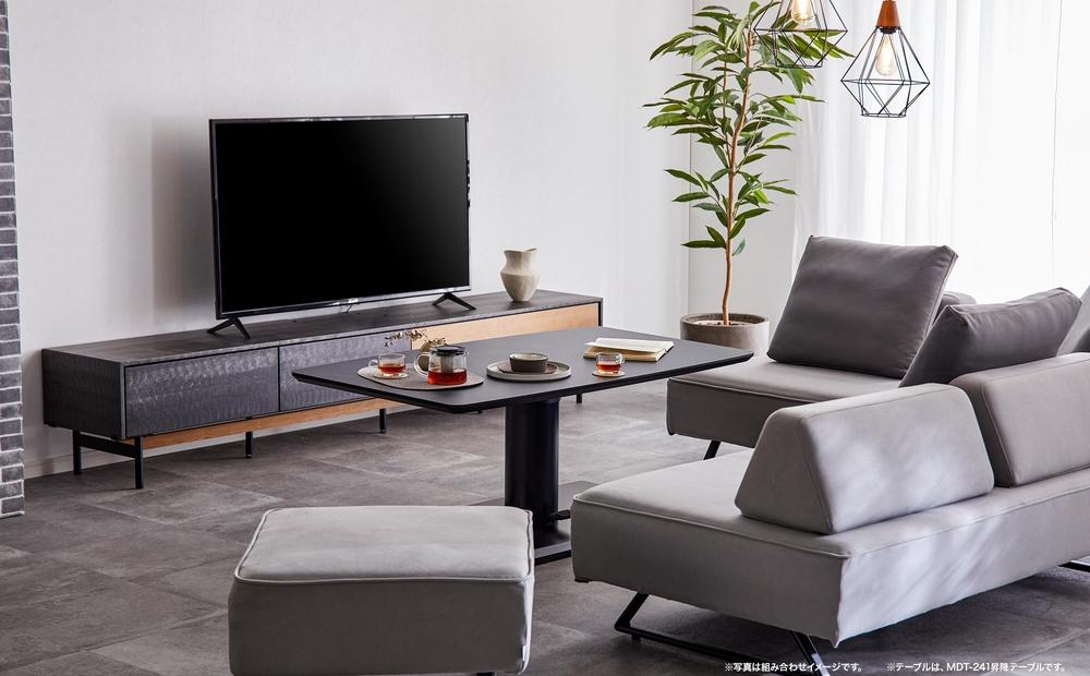 【本体取替カバー(同色)セット】 リバティ2 ソファ 200cm 3人掛け ライトグレー【モーブル】【大川家具】