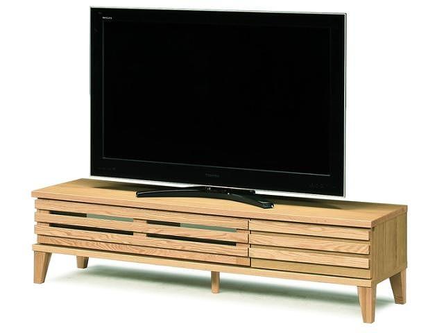 【幅153.1 奥行41.5 高さ39.3】セゾン153テレビボード（レッドオーク）