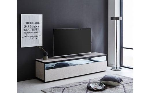 【開梱設置】テレビ台 TV台 幅180cm フレッド ストーンホワイト 大川家具 テレビボード