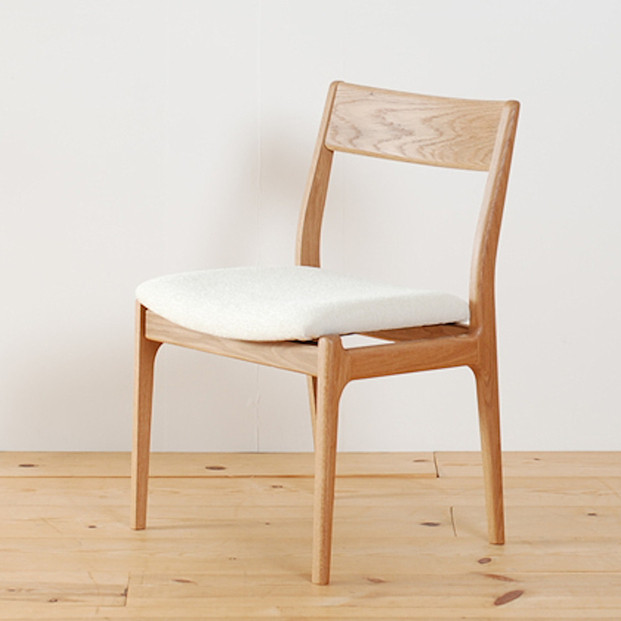 ダイニングチェア オーク無垢材 肘無 TS-10HO WAプラス 大川市