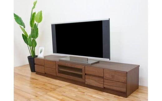 幅180テレビボード「ブロック」ウォールナット材【丸田木工】