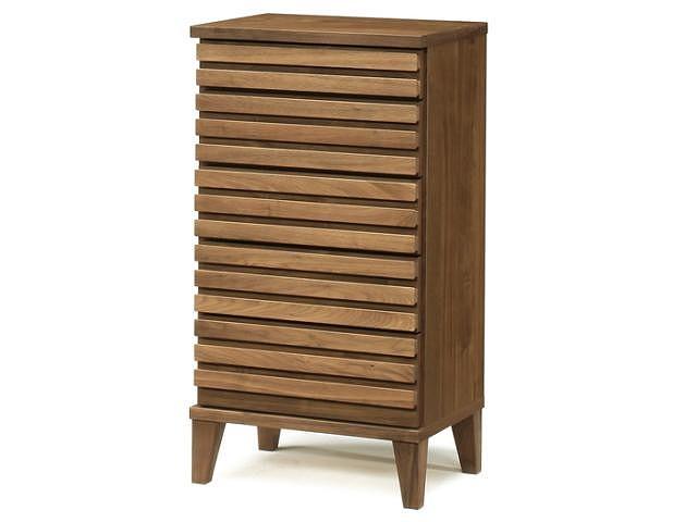 【幅52.8 奥行41.5 高さ98.7】セゾン53－5チェスト（ウォールナット）