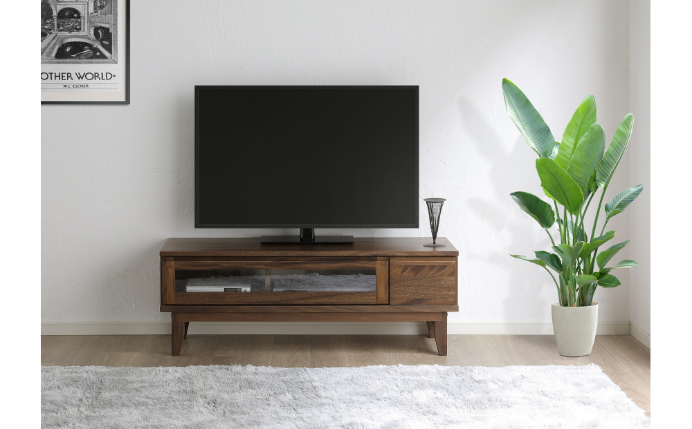 大川家具 幅120cm テレビボード 無垢材 -owl-オウル